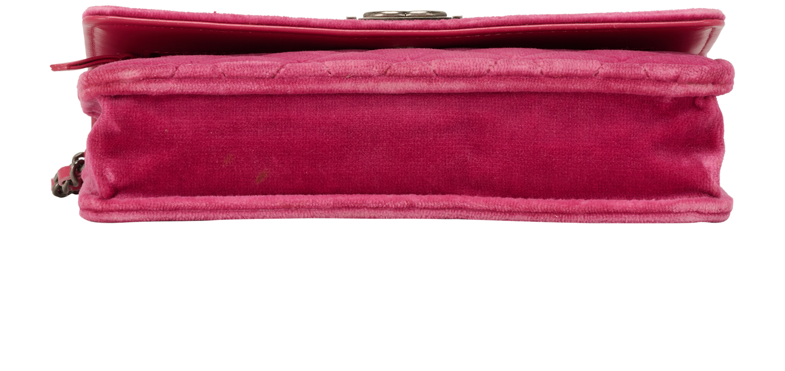 Boy WOC, &pound;1,600, Handbags, Pink, Velvet, Top view